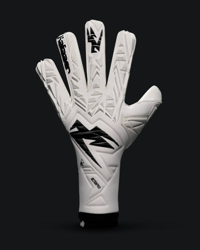 kaliaaer White strapless goalkeeper gloves