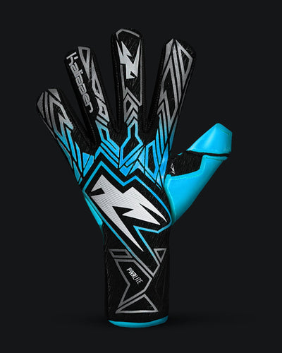 Kaliaaer Blue Ignite Goalkeeper gloves Backhand View