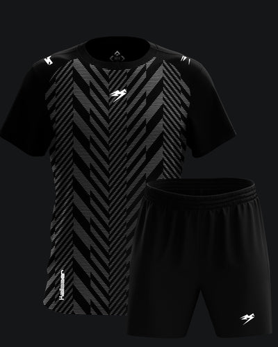 Short Sleeve and Black Shorts Combo - JNR