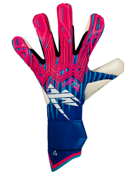 Pink and Blue Goalkeeper Gloves