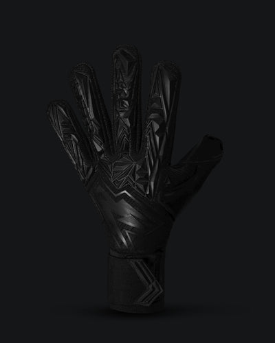 Black Finger protection Goalkeeper Gloves